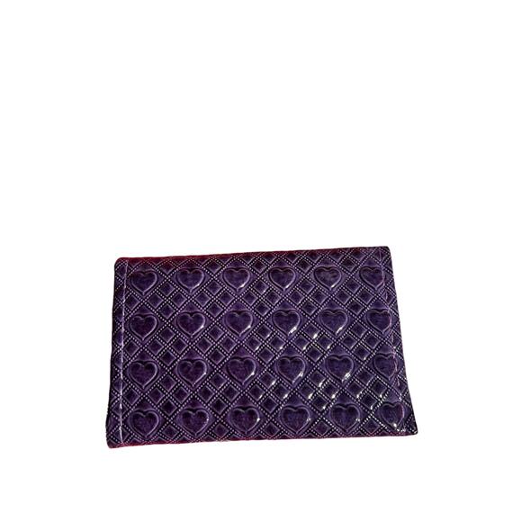Purple Heart Retro Small New In Pack Card Wallet ID Card Holder Unused Deadstock - Picture 16 of 16